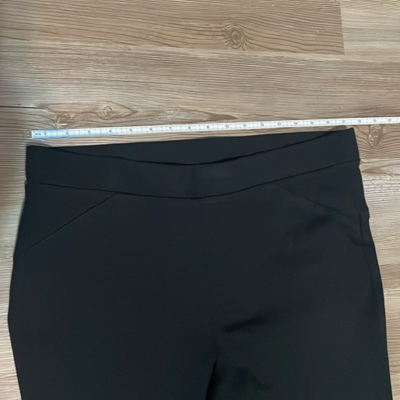 Style & Co Flare pants Black Grommet & faux leather details at hem Plus Size 14W - Picture 3 of 12